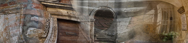 Montepulciano, digital photo, 8" x 34"