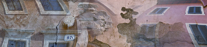 San Quirico D’orcia, digital photo, 8" x 34"