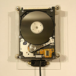 Undercover Information, 2009, electronic sculpture, 5"(w) x 6"(h) x 2"(d)
