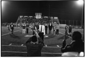 Untitled, from Friday Night Football Series, 2009, gelatin silver print, 11 " x 14"