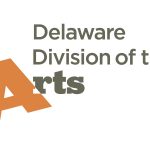 Delaware Division of the Arts stacked color logo
