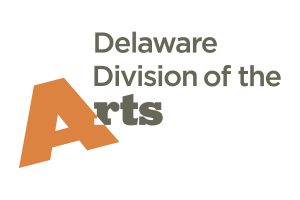 Delaware Division of the Arts stacked color logo