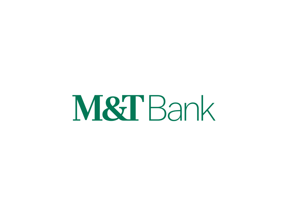 M&T Bank in green letters on a white background